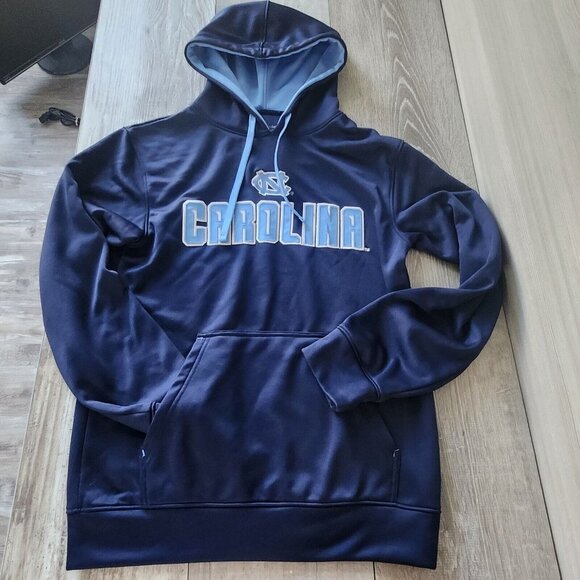 NCAA Champion Sweatshirt North Carolina Tar Heels UNC Blue Pullover Hoodie Small - Picture 2 of 15